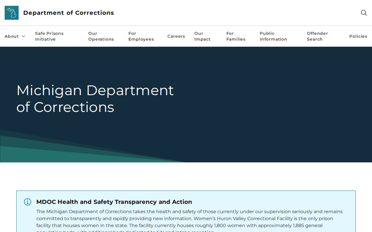 Allegan County criminal supervision records through Michigan corrections