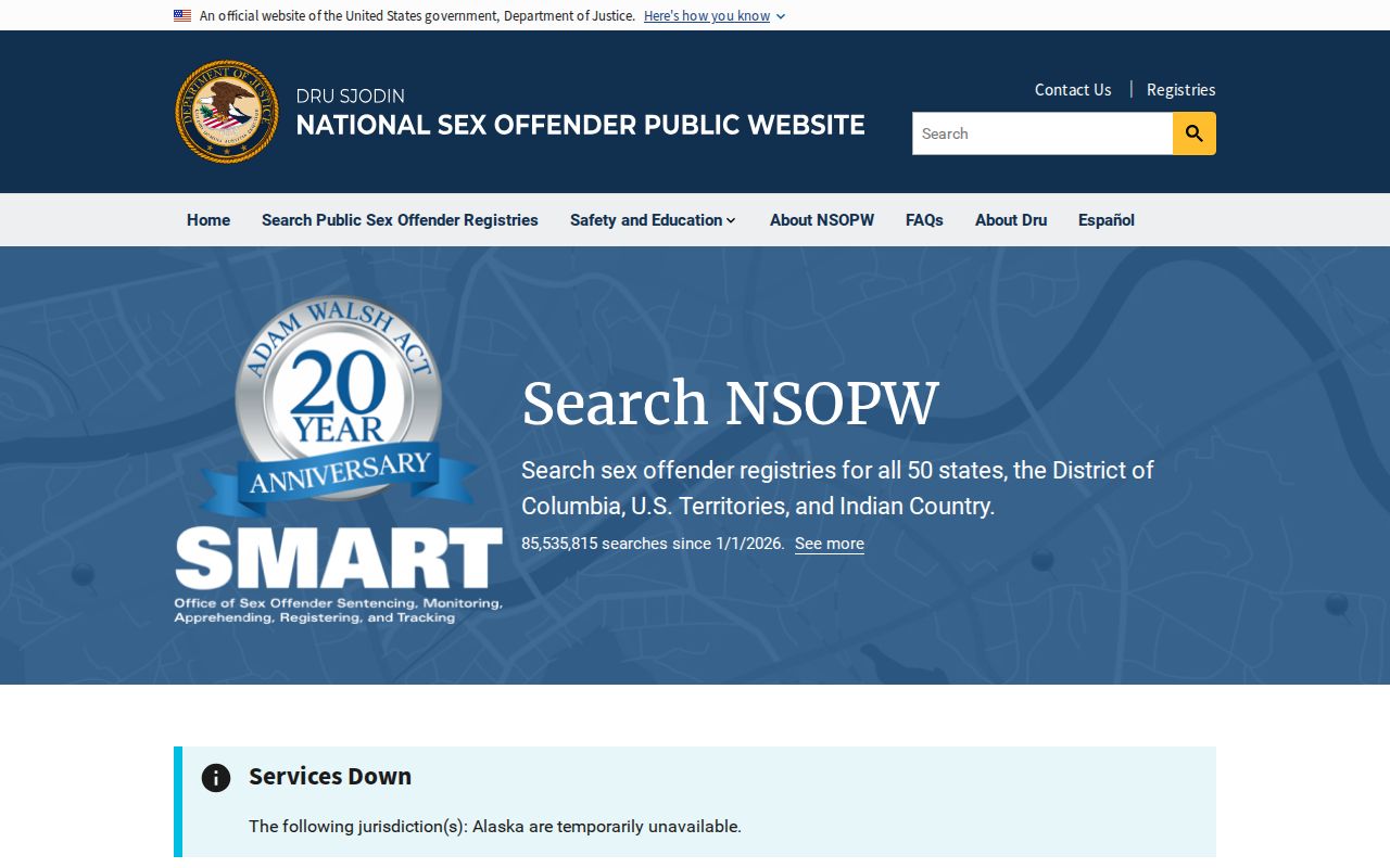 Allegan County sex offender search through the national NSOPW registry